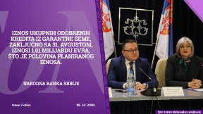 Iznos kredita oko milijardu evra